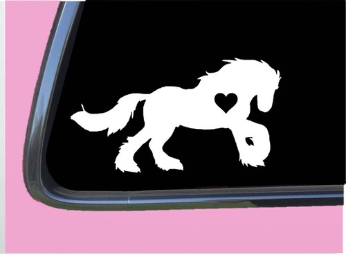 Adesivo gypsy vanner - gypsy, cuore