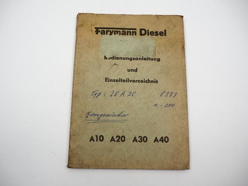 Orig farymann diesel 10 20 - farymann,
