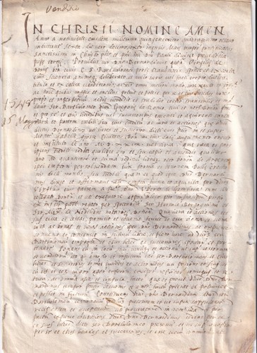Aaa155 atto manoscritto - manoscritto, in