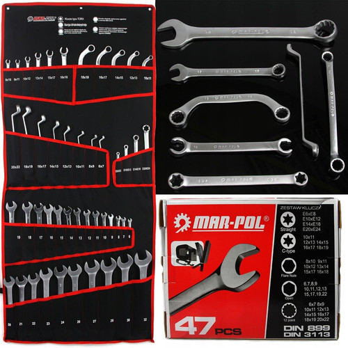 Set chiavi combinate - 47,