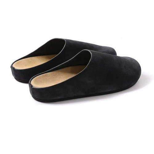 Unisex retro slip slippers - on,