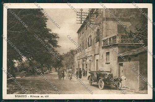 Genova bracco auto cartolina - bracco,