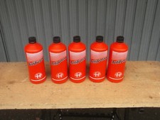5 LATTINE ALFA ROMEO VITAGE ANTIFREEZE FLACONI LIQUIDO VUOTE 03681.699956.09 