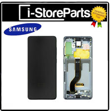 DISPLAY LCD PARI ORIGINALE OEM OLED SAMSUNG S20 + PLUS SM-G985F G986B TOUCH GRAY