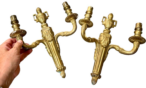 Coppia applique antiche - coppia,