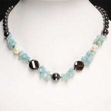 Collier hématite et