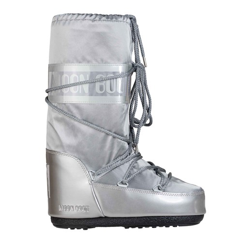 Moon boot icon - moon, silver