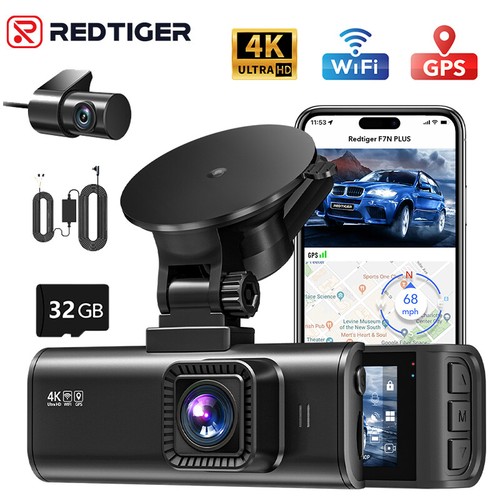 Redtiger dashcam wifi - dashcam,