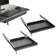 Cassetto da tavolo per notebook base chiudibile CAVO cassetto nero di SOTECH