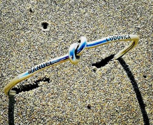 Bracciale nodo amore - bracciale, d'amore