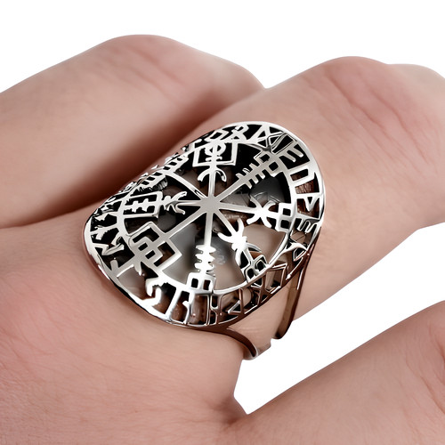 Anello vichingo vegvisir - anello,