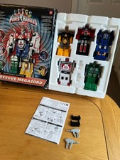 Power Rangers MMPR DX Turbo Rescue Megazord 100% completo di tutte le parti e scatola ottime condizioni