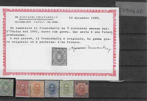 1891 italia regno - 1891,