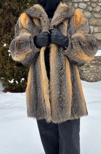 Cappotto vintage volpe rossa