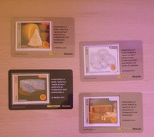 4 Tessere Filateliche Nuove