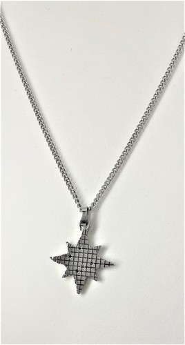 Collana uomo acciaio con - collana,