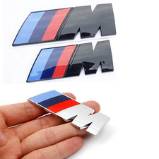 Stemma logo M Sport 3D Cromato