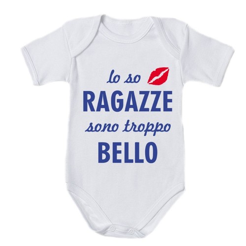 Body bimbo con stampa troppo - bimbo,