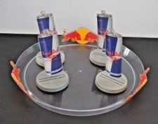 RED BULL - 1 VASSOIO IN PLASTICA - 4  PORTA MENU LATTINA RED BULL