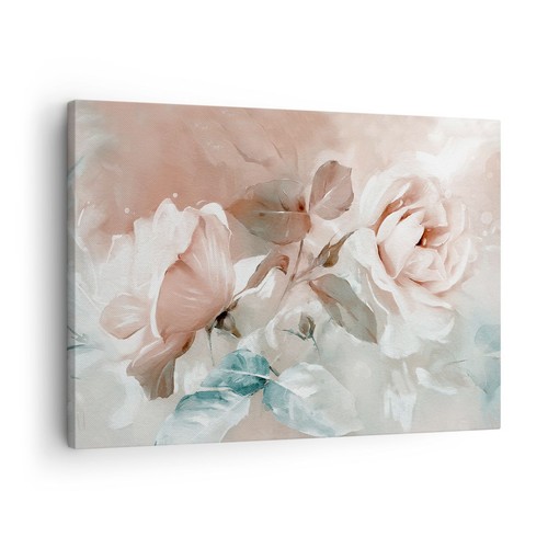 Quadro tela 70x50cm fiori - su,