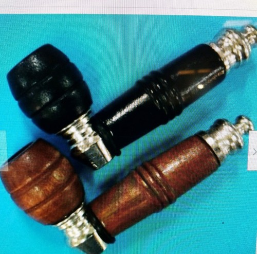 Pipa fumo metallo set - in,