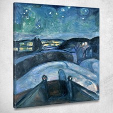 Notte stellata edvard munch - stellata,