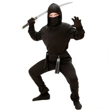 Costume Ninja Nero Bambino per