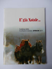 STOCK TRIESTE liquori NATALE 1977 grappa vodka gin Long Jhon catalogo brochure