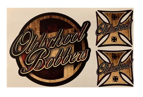 Adesivi oldschool bobber - 3,