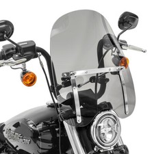 Pare Brise CW1 pour Honda Shadow VT 125/ 600/ C, Rebel 500 fumé noir