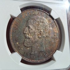 Romania Romania 5 Lei 1906