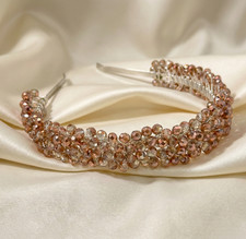 Tiara da sposa champagne