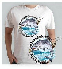 T-shirt pescatore con nome a