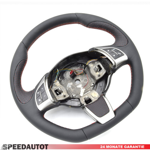 Volante pelle appiattito - in,