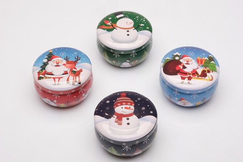 Candele natalizie barattolo - candele,