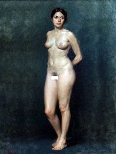 Arte erotica nudo pin girl - pin-up,