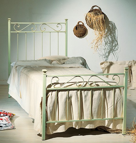 Letto ferro battuto tevere - letto,