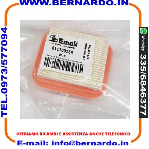 61170016 filtro aria - 61170016,