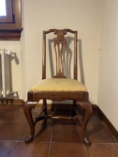 Sei antiche sedie legno (1700) - Buone Condizioni. Euro 150 cadauno. 