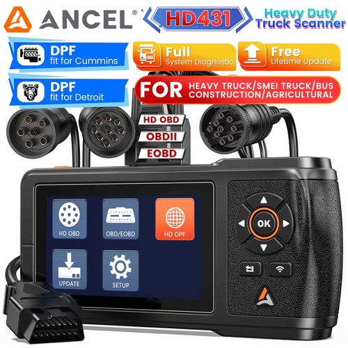 Heavy duty truck - duty, scanner
