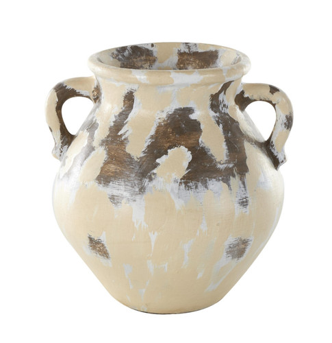 Vaso terracotta crema - vaso, in