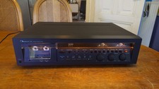 Nakamichi 580 Cassette Deck Tape Recorder revisionato nuove cinghie funziona ma leggi!