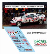 DECALS 1:24 TOYOTA CELICA
