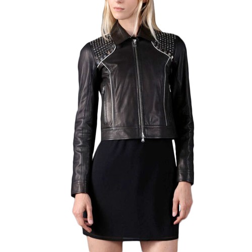 Cappotto donna diesel nero - diesel, oro
