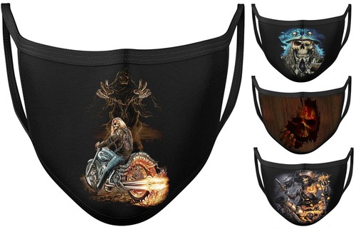 Maschera viso gotica skull - maschera,