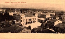Vicenza Thiene Panorama Nord-Est F. piccolo spedita Franc. Asp.