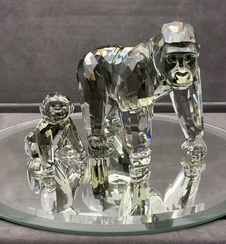 Scimmie gorilla madre - , e