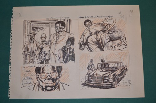 Magnus original comic art - comic,