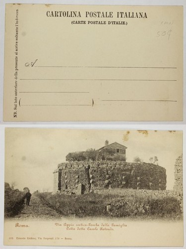 1905 italia roma rovine - italia,
