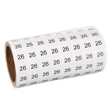 Rotolo Adesivi Numero Tondo